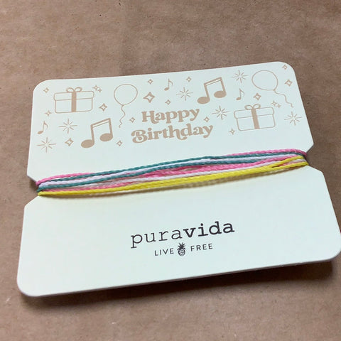 Happy Birthday Gifting Original  Puravida Bracelet