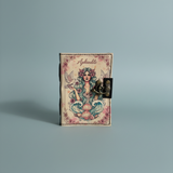SunlitSage - Mini Journal | Leather Journal | Blank Vintage Journal: Luna Moth