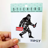 Tipsy Coasters & Gifts - Funny Sticker | Bigfoot beer
