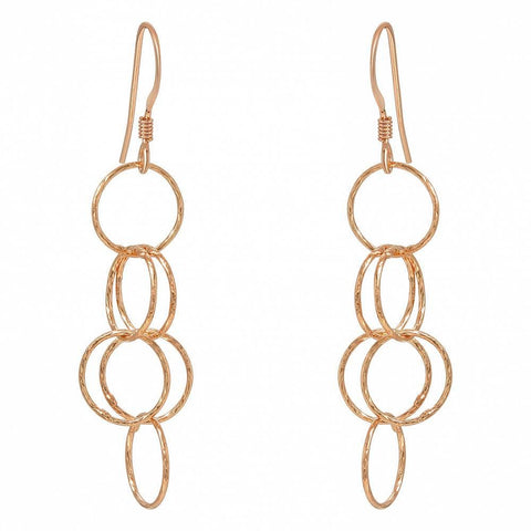 Sosie Designs - Rose Gold Spheres Earrings