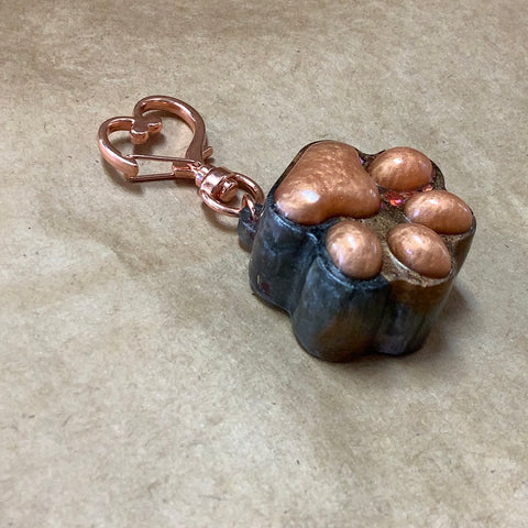 Thick Paw keychain by local artist Shelby
