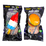 Novelty Brands - Fun Doh MEGA 8" Food Squishies Sensory Toy - 12/Display: Wholesale Price