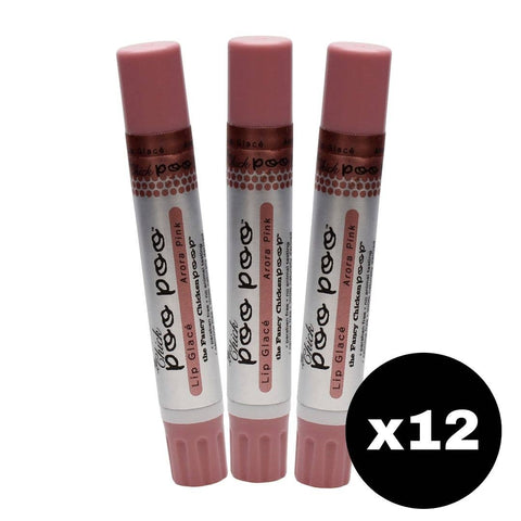 Chicken Poop - ARORA PINK La Chick Poo Poo® Lip Glace, 12ct. REFILL