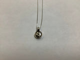 Initial K sterling silver necklace by Mary Kay Donnelly