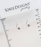 Sosie Designs - Sterling Silver Teardrop Earrings - Labradorite