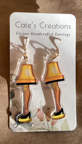Leg Lamp Earrings by Caitlin