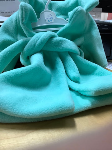 Mint Green Bathrobe for AG Doll by local artist Carol