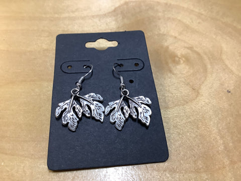 2 leaf earrings by Jen G.