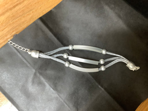 Silver Slate Bracelet