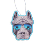Fresh Fresheners - Pit bull With Sunnies Air Freshener Pack of 12