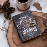 Dreams Vintage Leather Journal Notebook Diary for Travel Lovers 