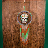 Lucia's Imports - Sugar Skull Skeleton Dream Catcher (Closeout)