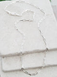 Sosie Designs - Sterling Silver Paper Clip Chain Necklace