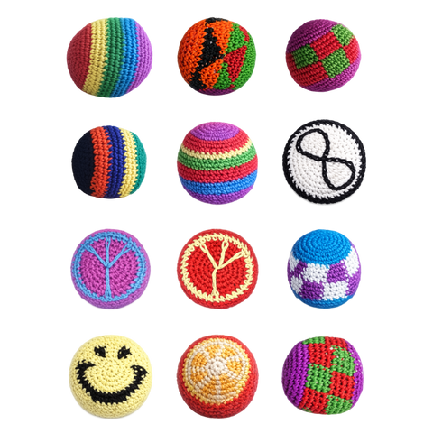 Novelty Brands - Kick Drop Foot Bag Game Unique Assortment- 12/Display