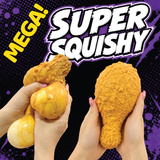 Novelty Brands - Fun Doh MEGA 8" Food Squishies Sensory Toy - 12/Display: Wholesale Price
