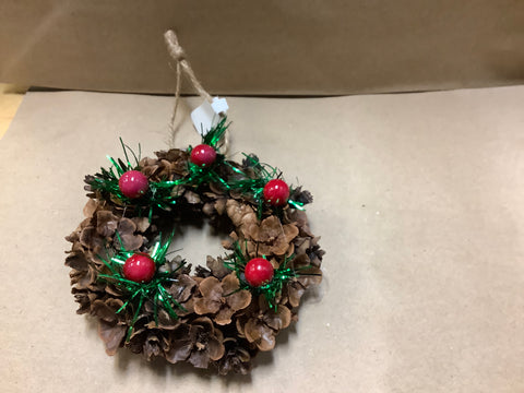 Mini Pinecone Wreath