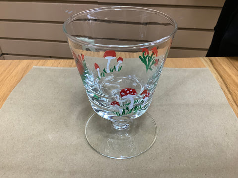 Hand Painted Glass by Cecelia (not dishwasher safe)