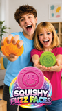 Novelty Brands - Fun Doh Fuzzy Face Squishy Sensory Toy