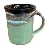 Clay in Motion - Small Mug: Misty Green