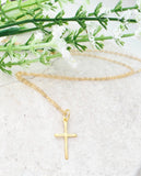 Sosie Designs - Gold over Sterling Silver Cross Necklace