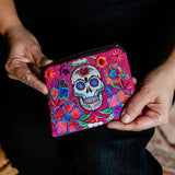 Lucia's Imports - Sugar Skull Coin Bag