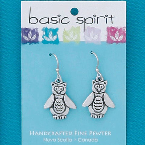Basic Spirit - Sm Owl Earrings
