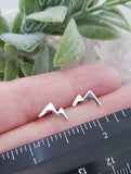 Sosie Designs - Silver Mountain Silhouette Studs