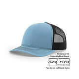 Bigfoot, Sasquatch on Richardson 112 Trucker Hat: Caramel/Black