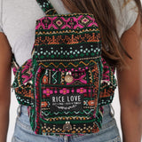 Rice Love - Mini Recycled Travel Backpack Dana