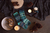 Solmate Socks - Evergreen Crew Socks | Eco-Friendly & Made in the USA: Medium (Women 8 - 10 / Men 7 - 9)