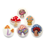 Ethical Global - Mushrooms: Eco Wool Dryer Balls Fair Trade: Two Mushrooms