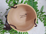 Turtle Hollow Pottery - Boho Lace Hanging Planter