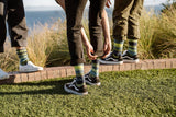 Solmate Socks - Lemongrass Crew Socks | Eco-Friendly & Made in the USA: Large (Women 10 - 12 / Men 9 - 11)