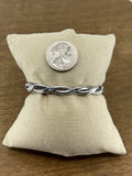 The Artist Jay - Twisted Hypoallergenic Aluminum Cuff Bracelet: Small