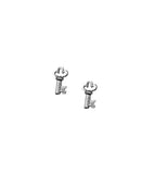 Classic Hardware - Key Rockware - Post Earrings