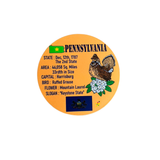 7 Star - Pennsylvania State Montage Magnet, Made in USA  : Classic Circular