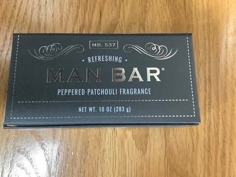 Man Bar in Peppered Patchouli  10oz