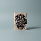 SunlitSage - Mini Journal | Leather Journal | Blank Vintage Journal: Luna Moth