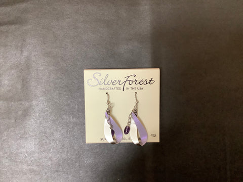 NE-2349 Silver Forest Earrings