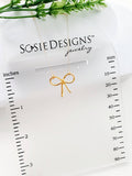 Sosie Designs - Gold Ribbon Bow Tie Necklace