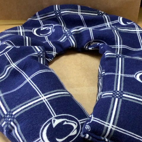 Blue and White Hot and Cold Neck Pillow by local artist Monterae