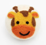 Ethical Global - Cute Animals: Eco Wool Dryer Balls Fair Trade: Giraffe