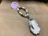 Beads & Seashell Bottle Charms by Lisa