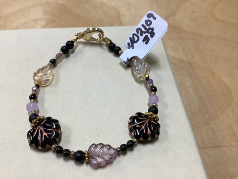 Leaf bracelet by Artist Caitlin