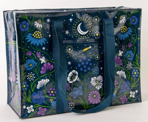 Starry Garden Zipper Shopping Bag