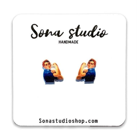 Sona Studio - Girl Power Earrings