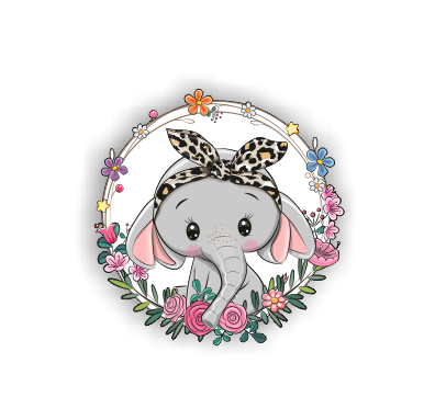 Mad River - Ellie Elephant Sticker / Decal