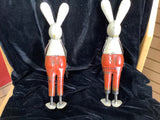Recycled Tin Americana Boy Rabbit (choice of one per purchase)
