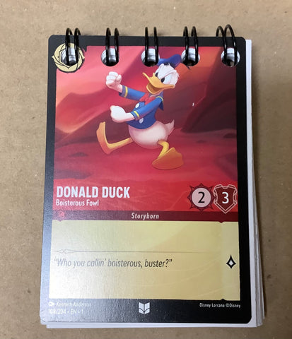 Donald Duck Mini Notebook