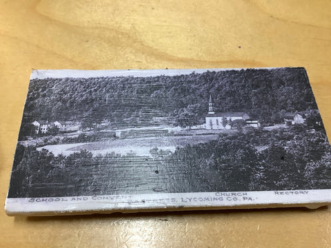 Magnet on tile of Bastress, Lycoming CountyPa. By Local Artist Elaine